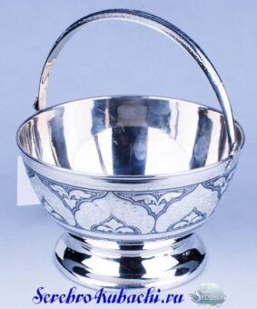 ваза серебро кубачи