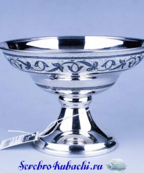 фруктовница серебро кубачи