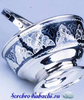 Конфетница серебряная Кубачи 8 конфетница серебряная кубачи