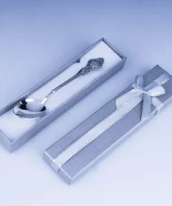 серебряная ложка весы в футляре