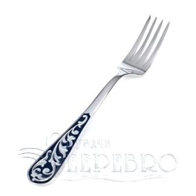 вилка серебряная
