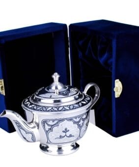 Заварочный чайник серебряный