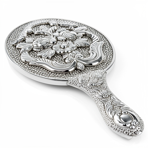 Серебряное зеркало 2 зеркальце серебряное