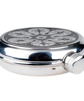 Женская серебряная фляжка